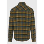 Ανδρικό Πουκάμισο Καρό FUNKY BUDDHA FBM012-029-05 DUSTY OLIVE - Image 6