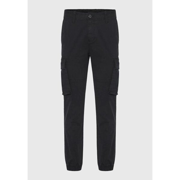 FBM012-030-02_BLACK_6 Ανδρικό Παντελόνι Cargo FUNKY BUDDHA FBM012-030-02 ΜΑΥΡΟ - Image 5