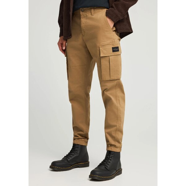 FBM012-030-02_HAZELNUT_4 Ανδρικό Παντελόνι Cargo FUNKY BUDDHA FBM012-030-02 HAZELNUT - Image 5
