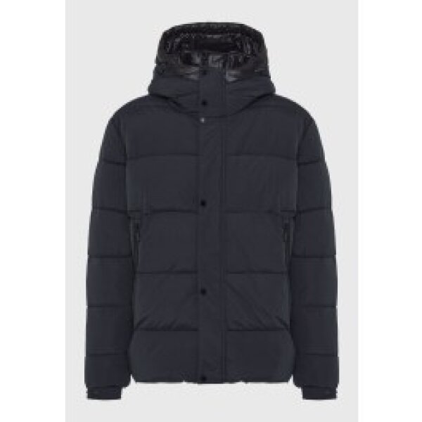 Ανδρικό Φουσκωτό Τζάκετ FUNKY BUDDHA FBM012-031-01 ΜΑΥΡΟ - Image 1