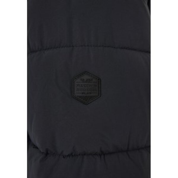 Ανδρικό Φουσκωτό Τζάκετ FUNKY BUDDHA FBM012-031-01 ΜΑΥΡΟ - Image 4