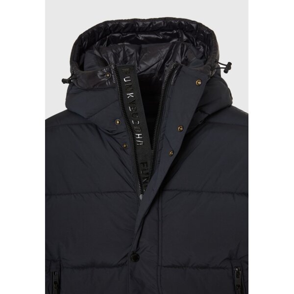 Ανδρικό Φουσκωτό Τζάκετ FUNKY BUDDHA FBM012-031-01 ΜΑΥΡΟ - Image 5