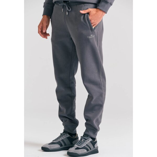 FBM012-050-02_DK_GREY_1 Ανδρικό Αθλητικό Παντελόνι FUNKY BUDDHA FBM012-050-02 ΓΚΡΙ - Image 1