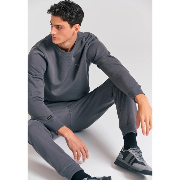 Ανδρικό Αθλητικό Παντελόνι FUNKY BUDDHA FBM012-050-02 ΓΚΡΙ - Image 4