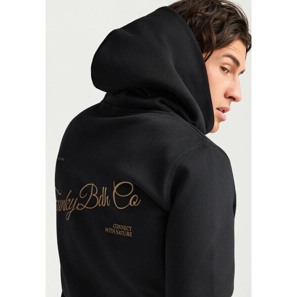 Ανδρικό Φούτερ Με Κουκούλα FUNKY BUDDHA FBM012-062-06 ΜΑΥΡΟ - Image 4
