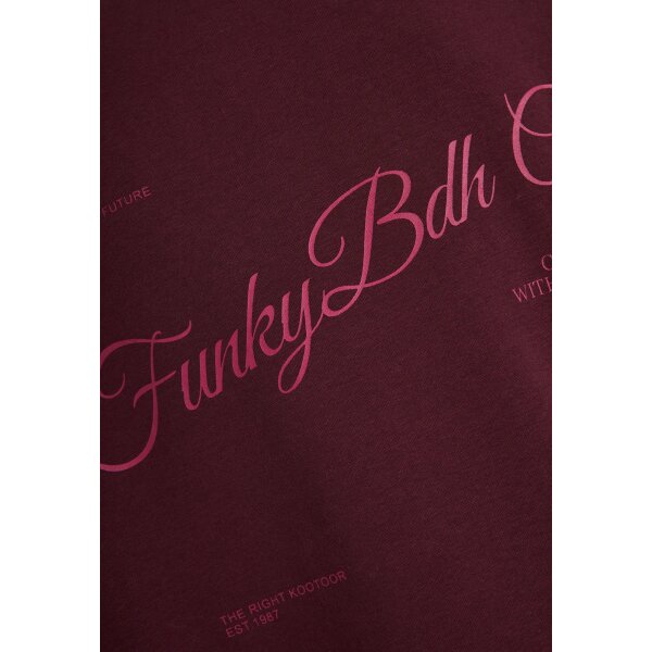 Ανδρικό Φούτερ Με Κουκούλα FUNKY BUDDHA FBM012-062-06 MERLOT - Image 5