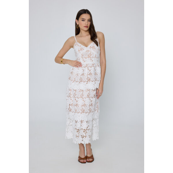 Δαντελένιο Φόρεμα FRANCESCA DRESS MIND MATTER MML25-01-07-024_WHITE - Image 1