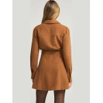 Γυναικείο Φόρεμα Μίνι FUNKY BUDDHA FBL012-138-13-CHESTNUT - Image 3