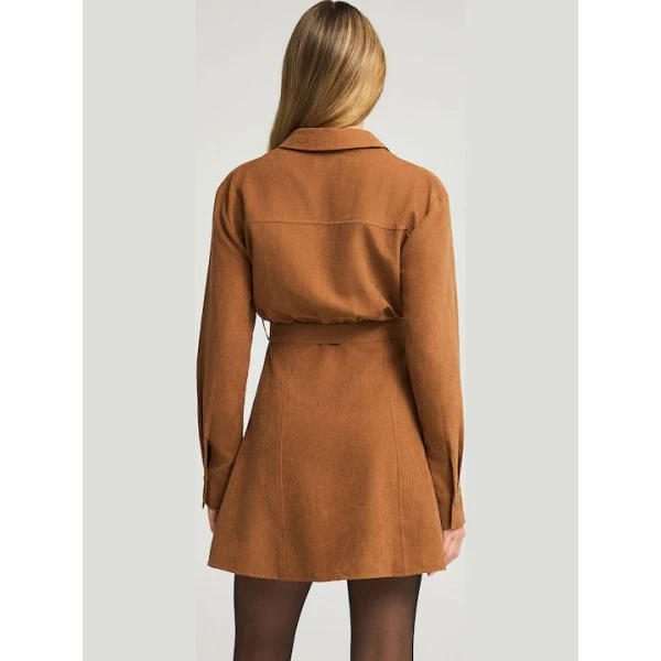 Γυναικείο Φόρεμα Μίνι FUNKY BUDDHA FBL012-138-13-CHESTNUT - Image 3