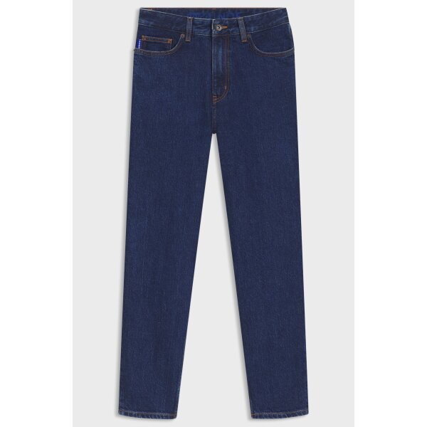 ΓΥΝΑΙΚΕΙΟ JEANS Mom-fit jeans in blue stretch denim HUGO BLUE 50547418 - Image 1