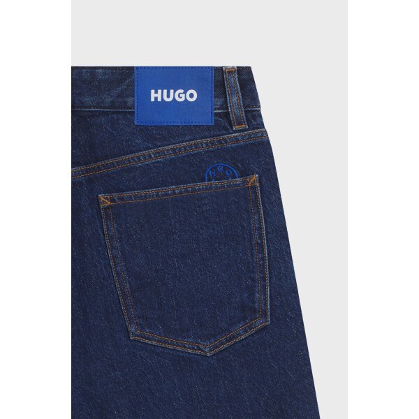 ΓΥΝΑΙΚΕΙΟ JEANS Mom-fit jeans in blue stretch denim HUGO BLUE 50547418 - Image 3