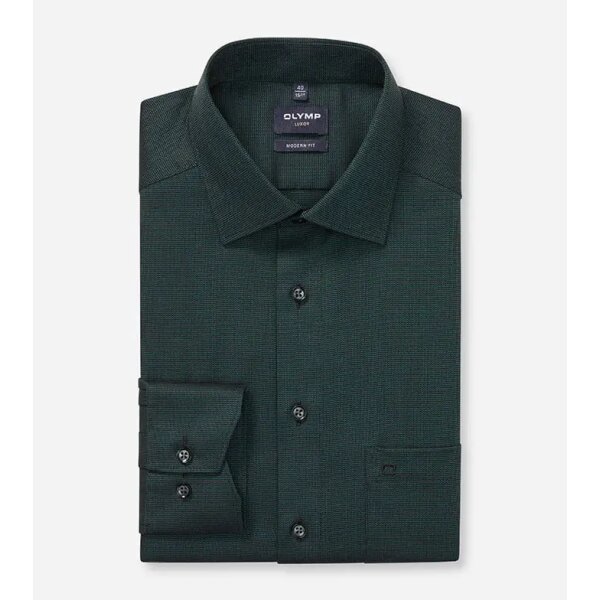Ανδρικό πουκάμισο Mondern FIT Πράσινο OLYMP 1260/84/49 - Image 2
