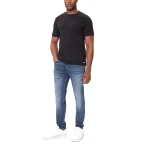 Ανδρικές Μπλούζες Λευκο-μαυρο HUGO BLUE 50546933-001 - Image 4