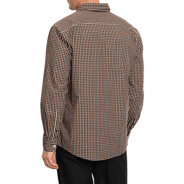 Ανδρικό πουκάμισο Casual Καρώ Καφέ OLYMP 4010/84/27 - Image 3