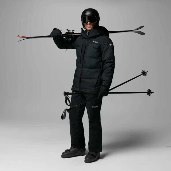 Ανδρικο Μπουφαν Columbia Titanium Glacier Ridge Down Jacket Μαυρο 2134761-010 - Image 7