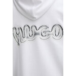 Ανδρική φούτερ με κουκούλα Λευκή HUGO BLUE  50549212-100 - Image 3