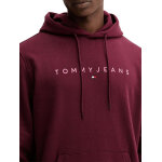 ΑΝΔΡΙΚΟ ΦΟΥΤΕΡ TJM REG LINEAR LOGO HOODIE EXT TOMMY JEANS DM0DM20746-XIU ΜΠΟΡΝΤΩ - Image 4
