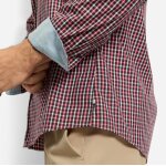 Ανδρικό πουκάμισο Casual Καρώ Μπλέ OLYMP 4010/84/35 - Image 2