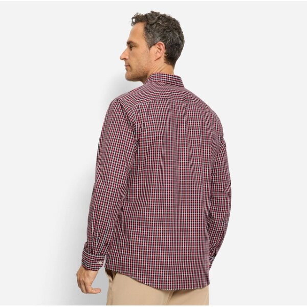 Ανδρικό πουκάμισο Casual Καρώ Μπλέ OLYMP 4010/84/35 - Image 4