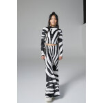 Σετ Βελούδο με Print Zebra Μάυρο 4-16 ΕΤΩΝ Melin Rose MRW25/26-6207