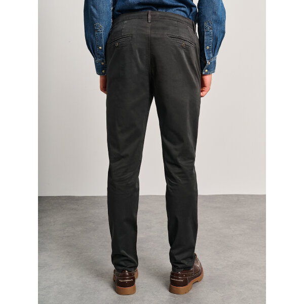 5-898.811.9.054.Ν0905-4 Ανδρικό Παντελόνι Culton Chino Grey Staff Gallery  5-898.811.9.054.N0905 - Image 4
