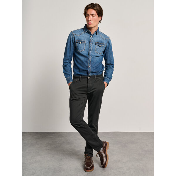 5-898.811.9.054.Ν0905 Ανδρικό Παντελόνι Culton Chino Grey Staff Gallery  5-898.811.9.054.N0905 - Image 1