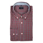 Ανδρικό πουκάμισο Casual Καρώ Μπλέ OLYMP 4010/84/35