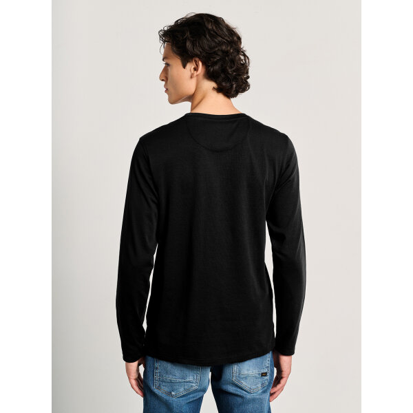 Ανδρική Βαμβακερή Μπλούζα Μακρύ Μανίκι STAFF GALLERY 64-302.054.Ν0090 - Image 2