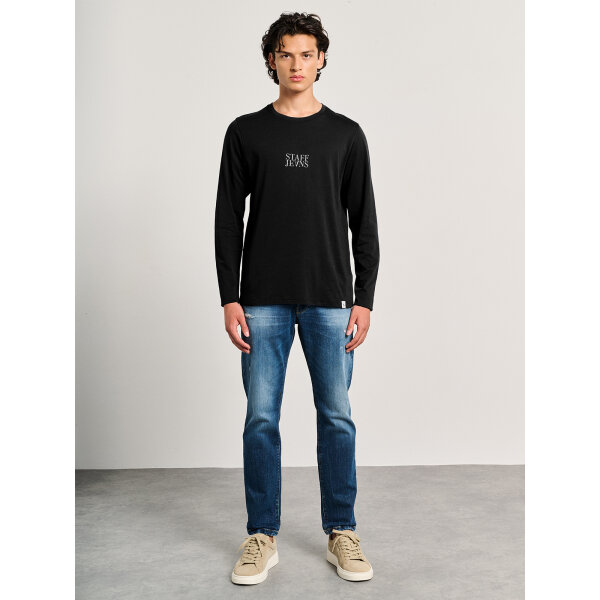 Ανδρική Βαμβακερή Μπλούζα Μακρύ Μανίκι STAFF GALLERY 64-302.054.Ν0090 - Image 4