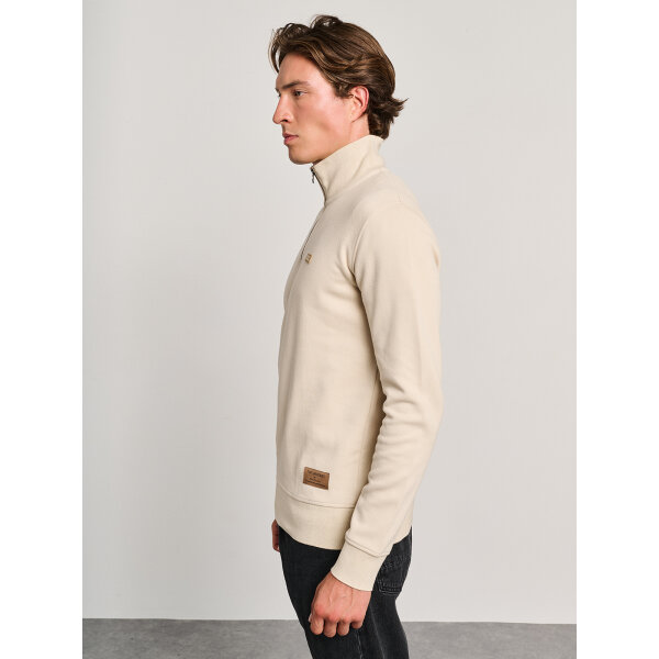 Ανδρική Μπλούζα Μακρύ Μανίκι Με Φερμουάρ Εκρού STAFF GALLERY  64-322.054.Ν0076 - Image 3