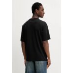 Ανδρική μπλούζα All-gender cotton-jersey with graphic print HUGO BLUE 50549162 Μαύρο - Image 3