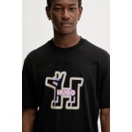 Ανδρική μπλούζα All-gender cotton-jersey with graphic print HUGO BLUE 50549162 Μαύρο - Image 4