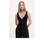 Γυναικείο Top Με Στρας Μαύρο Karl Lagerfeld Jeans A4W17032-999