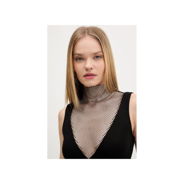 Γυναικείο Top Με Στρας Μαύρο Karl Lagerfeld Jeans A4W17032-999 - Image 3