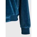 Γυναικεία Ζακέτα Φούτερ Με Κουκούλα FUNKY BUDDHA FBL012-100-06-INDIAN TEAL - Image 2