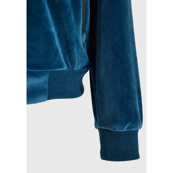 Γυναικεία Ζακέτα Φούτερ Με Κουκούλα  FUNKY BUDDHA FBL012-100-06-INDIAN TEAL - Image 2