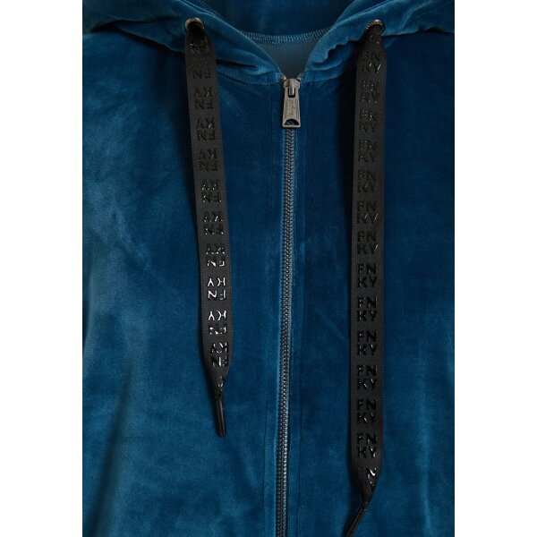 Γυναικεία Ζακέτα Φούτερ Με Κουκούλα  FUNKY BUDDHA FBL012-100-06-INDIAN TEAL - Image 3