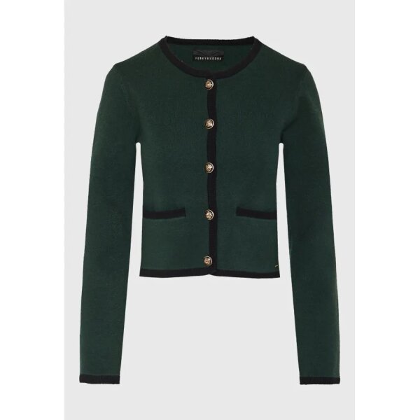 FBL012-131-09_DEEP_EMERALD_6 Γυναικεία Πλεκτή Ζακέτα FUNKY BUDDHA FBL012-131-09-DEEP EMERALD - Image 1