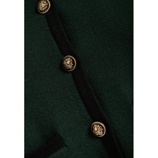 FBL012-131-09_DEEP_EMERALD_7 Γυναικεία Πλεκτή Ζακέτα FUNKY BUDDHA FBL012-131-09-DEEP EMERALD - Image 2