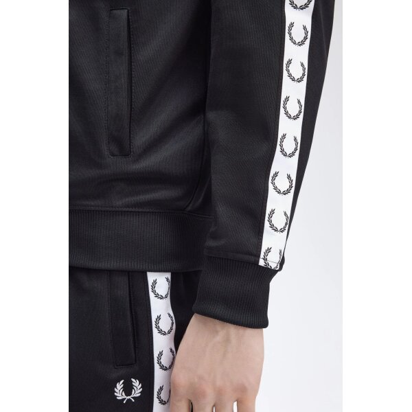Ανδρική Ζακέτα Taped Track Jacket J4620-198 Μαύρο Fred Perry - Image 5