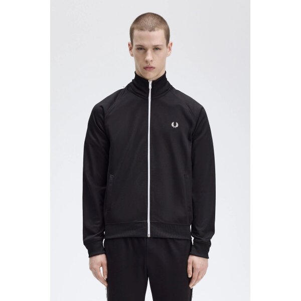 Ανδρική Ζακέτα Taped Track Jacket J4620-198 Μαύρο Fred Perry - Image 7