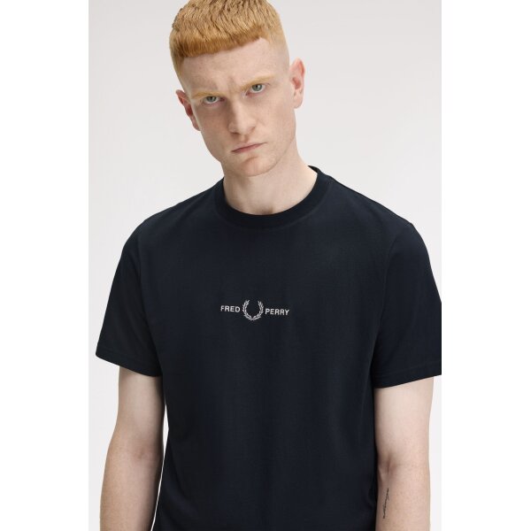 M4580_248_V2_Q225_ED1 ΑΝΔΡΙΚΗ ΜΠΛΟΥΖΑ FRED PERRY ΜΠΛΕ M4580-248 - Image 2