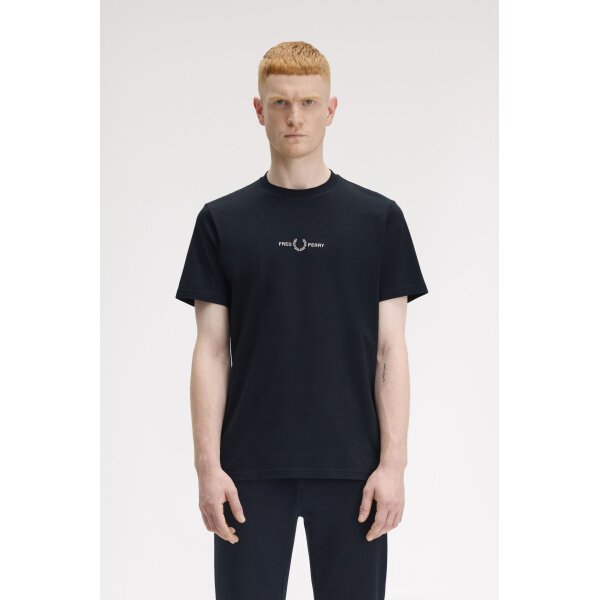M4580_248_V2_Q225_MOD1_FRONT ΑΝΔΡΙΚΗ ΜΠΛΟΥΖΑ FRED PERRY ΜΠΛΕ M4580-248 - Image 1