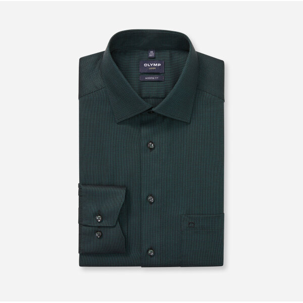 Ανδρικό πουκάμισο Mondern FIT Πράσινο OLYMP 1260/84/49 - Image 1
