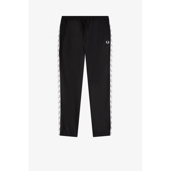 T5510_102_5 Ανδρικό Παντελόνι Φόρμας Taped Track Pant T5510-102 Black FRED PERRY - Image 6