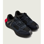 Ανδρικό παπούτσι HUGO Logo-spoiler trainers in mesh and faux suede 50552515 μαύρο - Image 4