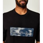 Ανδρική μπλούζα κοντό μανίκι HUGO BLUE 50546246 μαύρο - Image 3