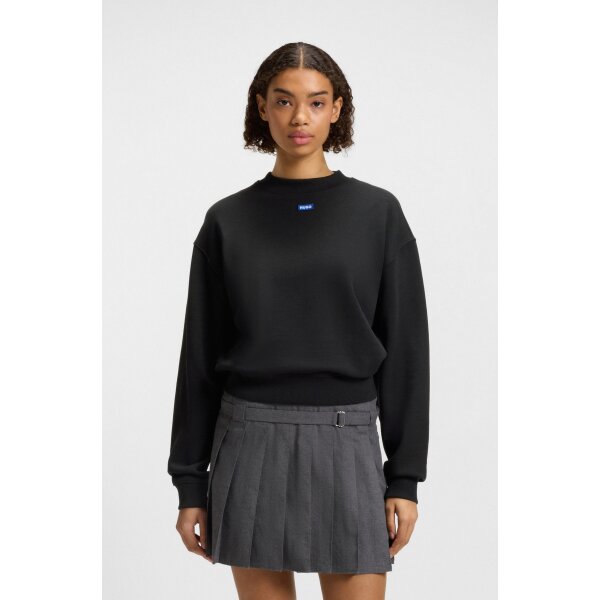 hbeu50534344_001_350 ΓΥΝΑΙΚΕΙΑ ΜΠΛΟΥΖΑ ΦΟΥΤΕΡ ΜΑΥΡΗ HUGO 50534344-101 - Image 1