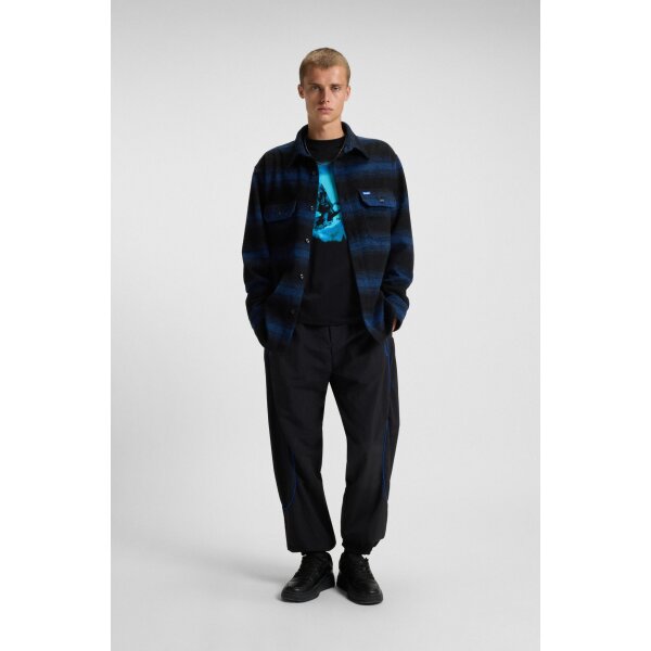 Ανδρική Μπλούζα Cotton-jersey T-shirt with eagle print HUGO BLUE 50549135-001 - Image 3