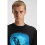 Ανδρική Μπλούζα Cotton-jersey T-shirt with eagle print HUGO BLUE 50549135-001 - Image 4